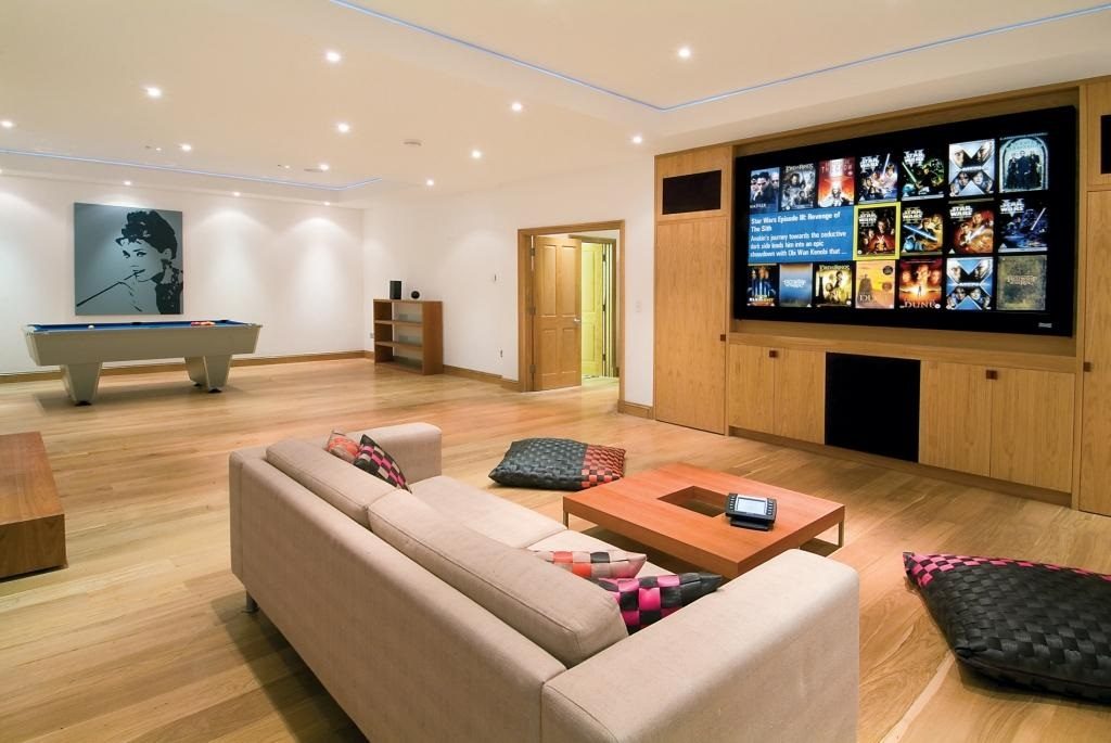 Games room and media area